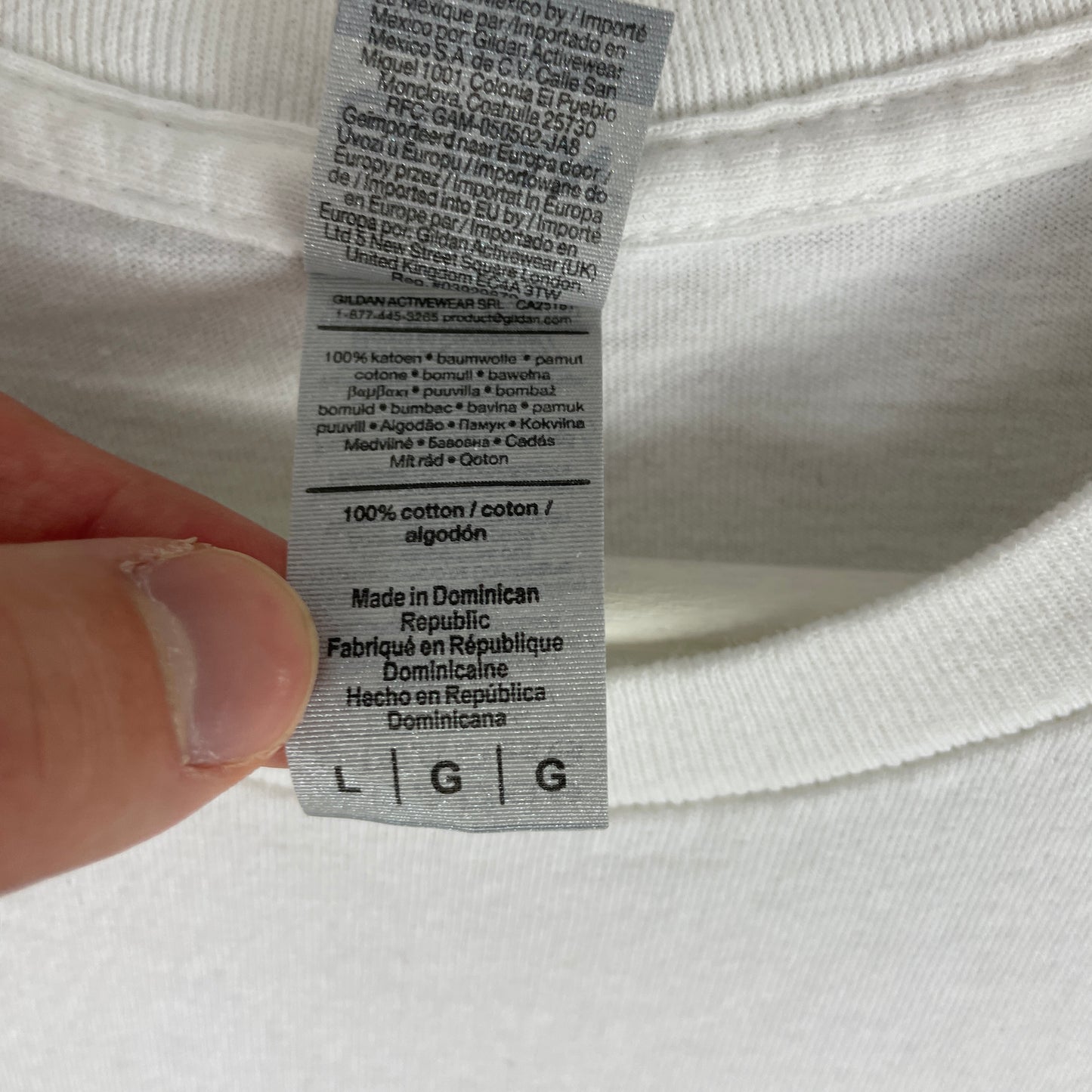 Hvid Vintage Nerd Focus T-Shirt Med Front- Og Rygprint