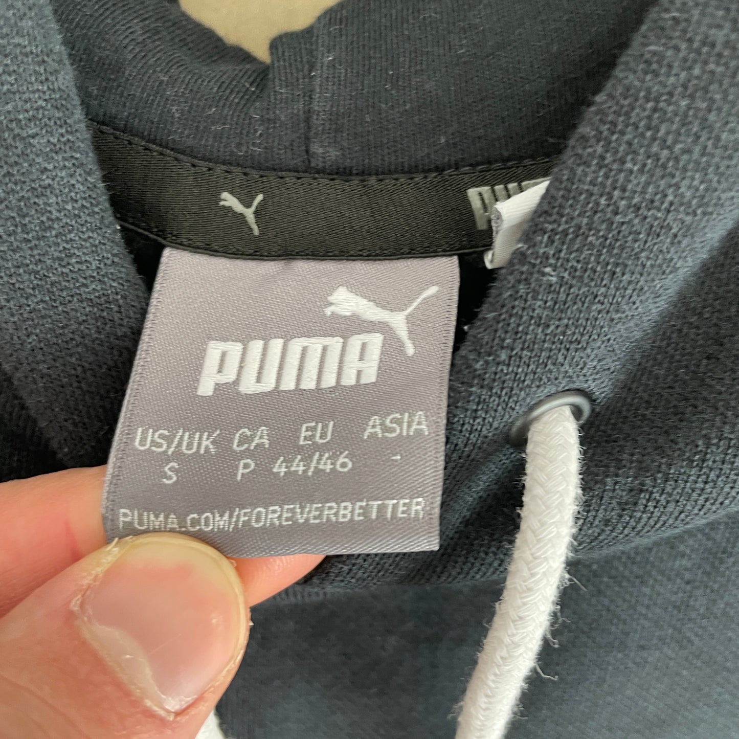 Sort Puma Hoodie Med Shield Logo