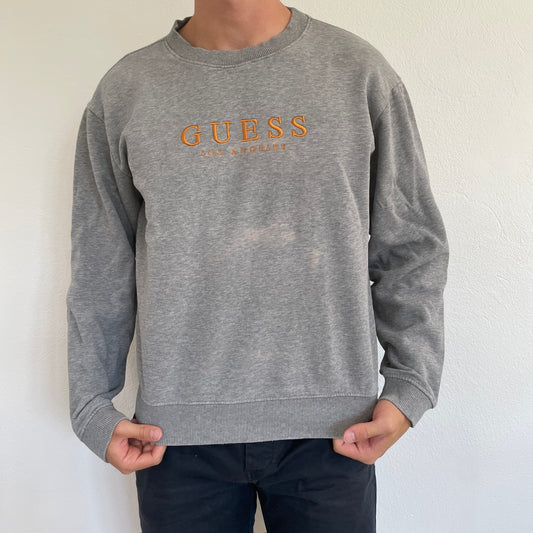 Grå Vintage "Guess" Sweatshirt