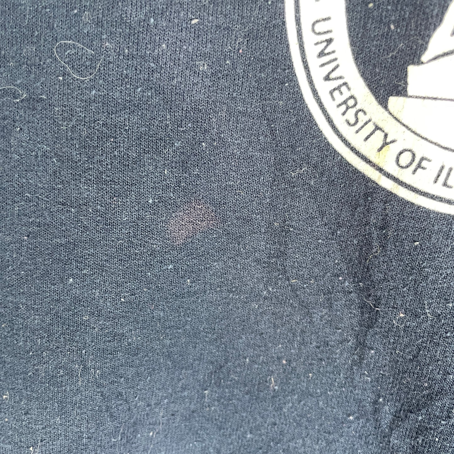 Navy Vintage University Of Illinois Springfield Crewneck Sweatshirt