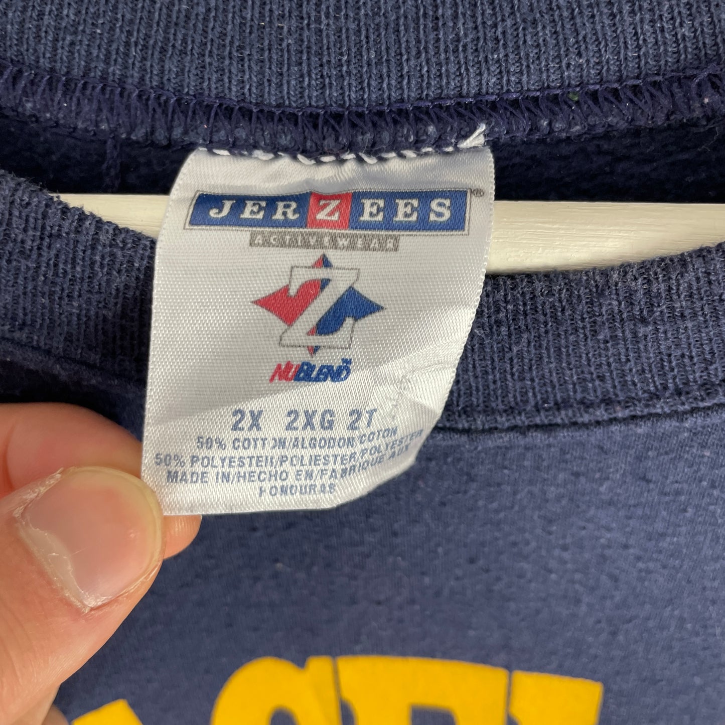 Navy Vintage Graceland Warriors Crewneck Sweatshirt