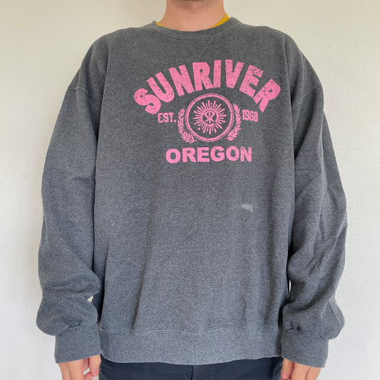 Grå Vintage Sweatshirt