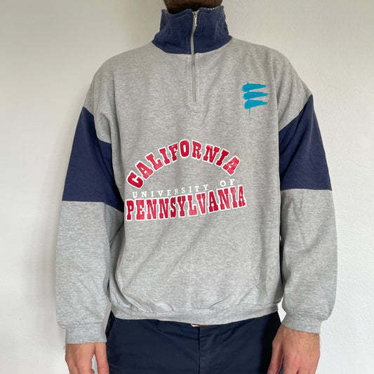 Multifarvet Vintage 1/4 Zip Sweatshirt