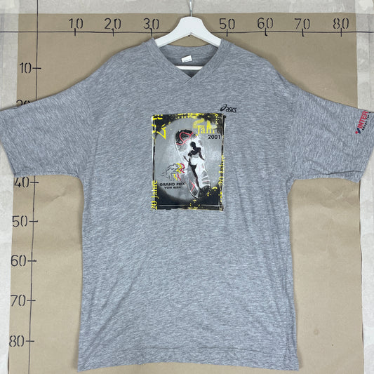 Grå ASICS Equipment T-Shirt Med Frontprint