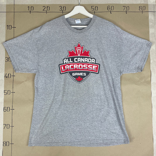 Grå All Canada Lacrosse Games T-shirt