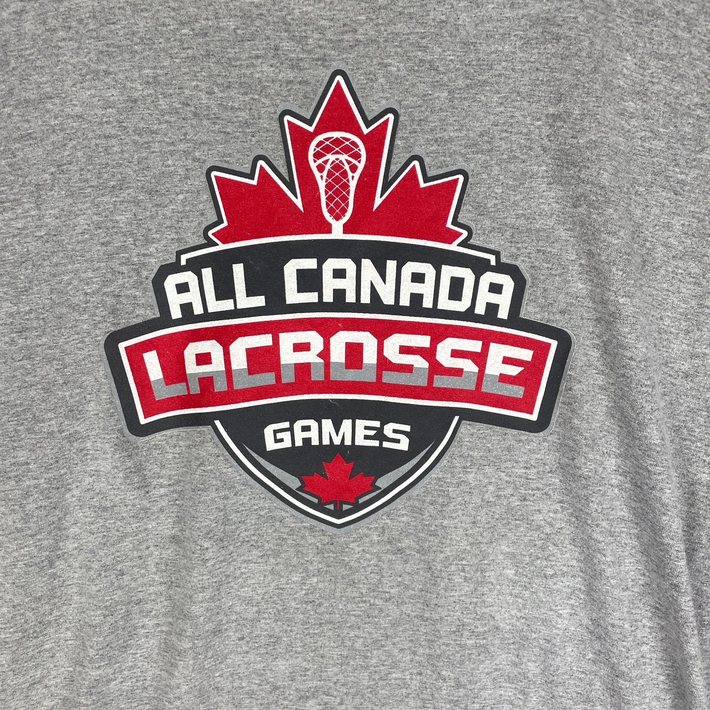 Grå All Canada Lacrosse Games T-shirt