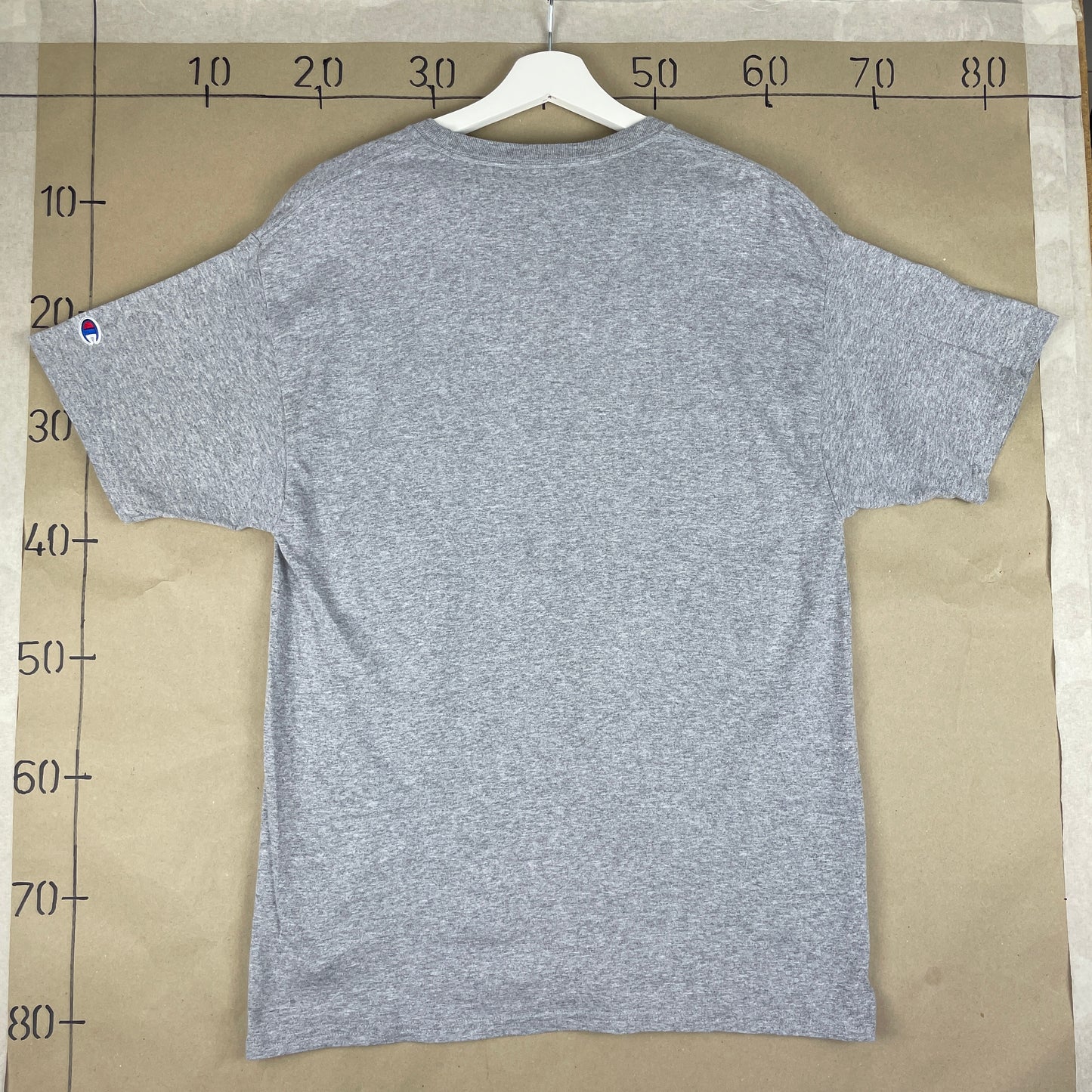 Grå Vintage Champion Grafisk Printed Rice University T-Shirt