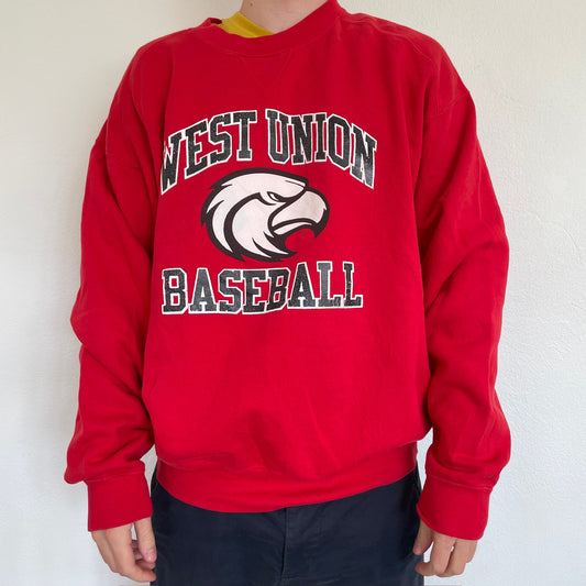 Rød Vintage Sweatshirt