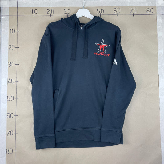 Sort Vintage Adidas Team Militant Hoodie