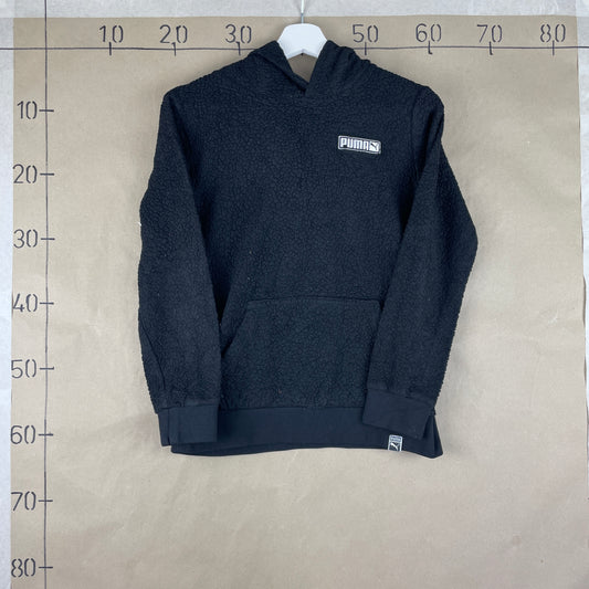 Sort Puma Sherpa Hoodie – Fleece