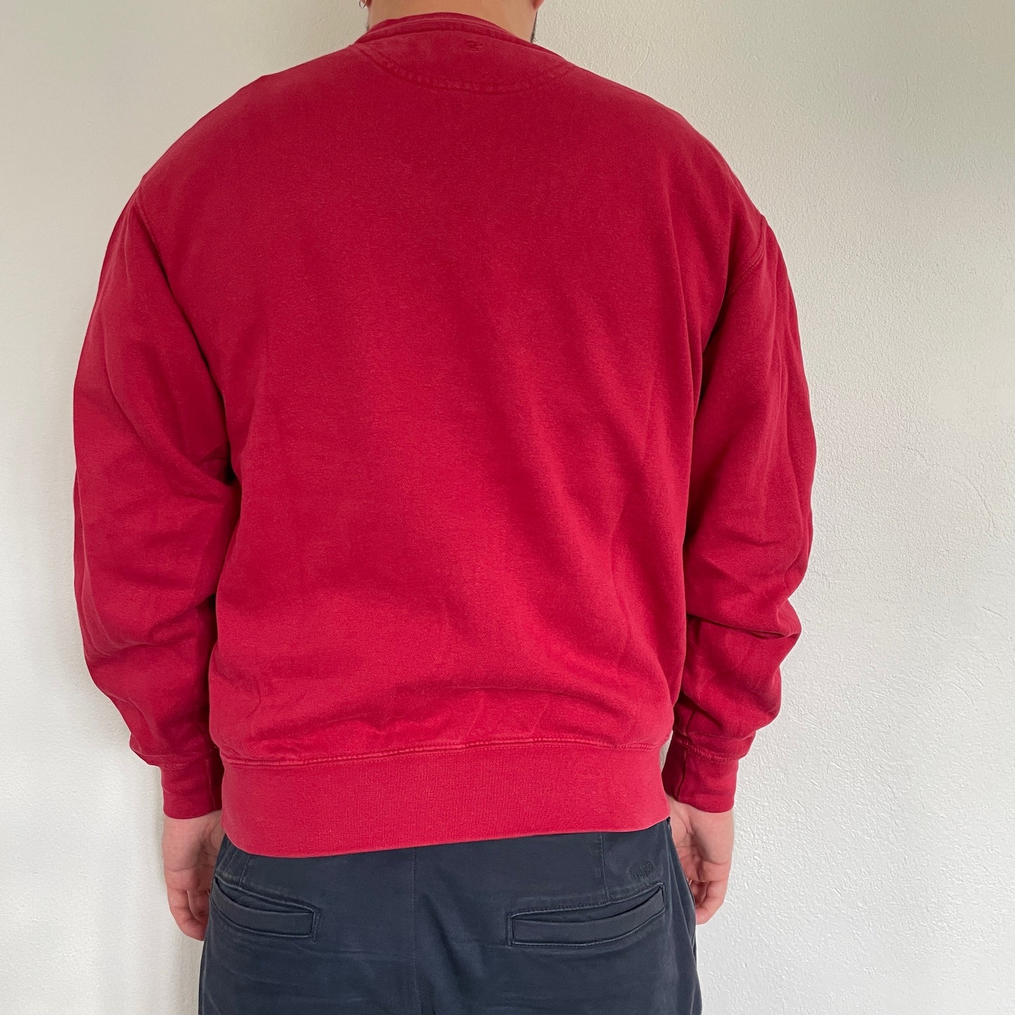 Rød Vintage "Indiana University" Sweatshirt
