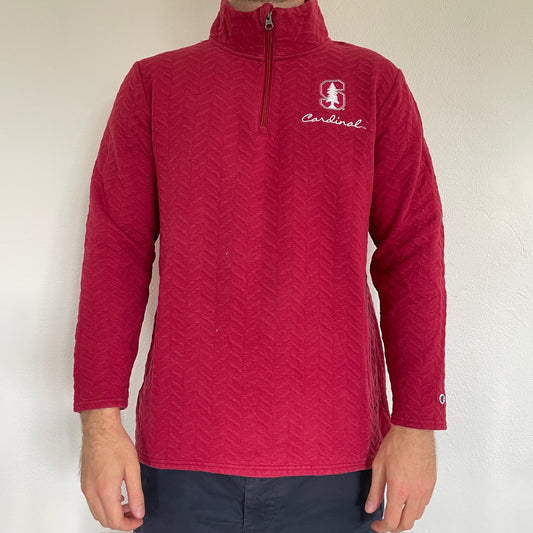 Rød Champion 1/4 Zip