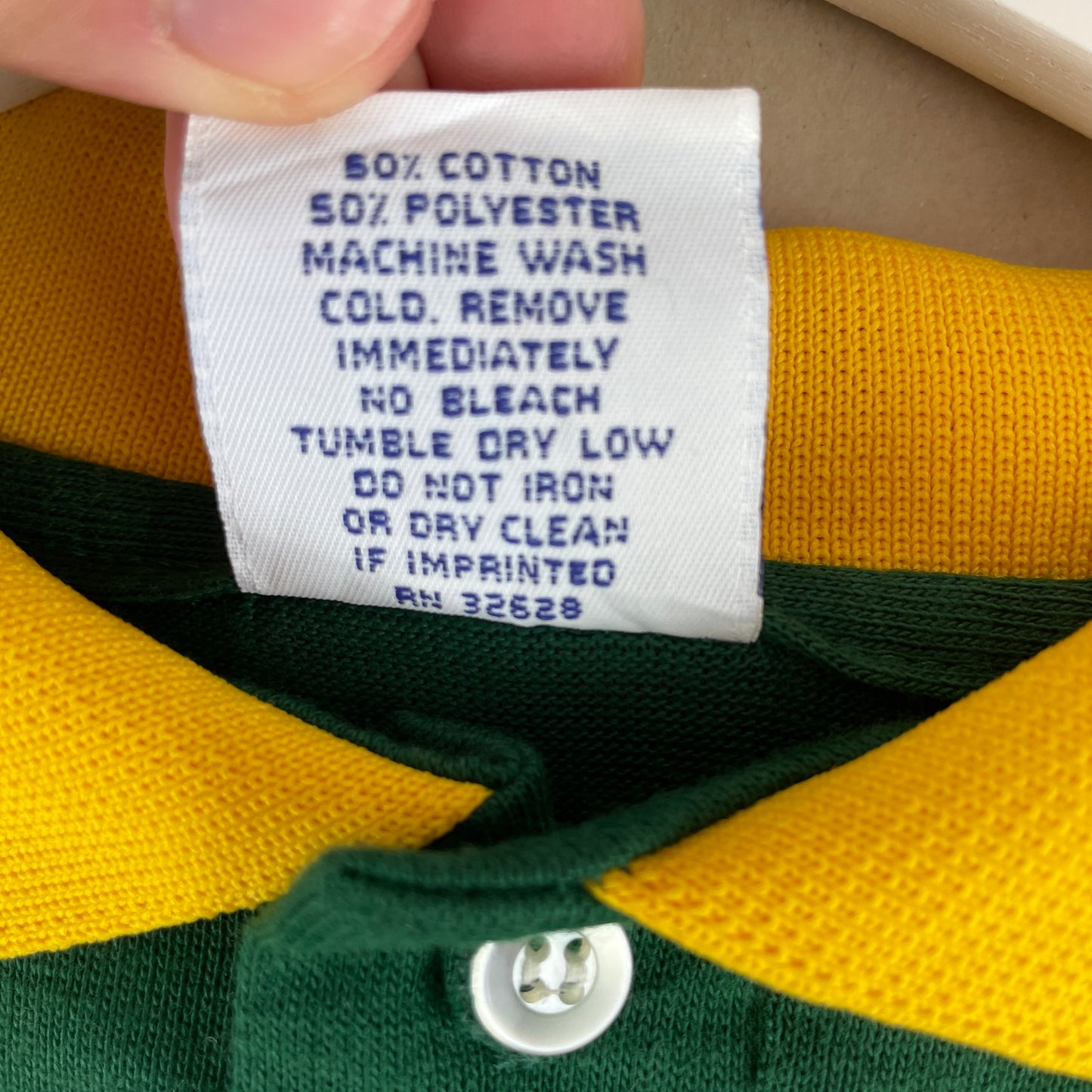 Grøn Vintage DeKALB Polo Shirt