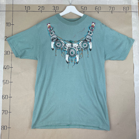 Turkis Vintage Diamond Dust T-Shirt Med Statement Frontprint
