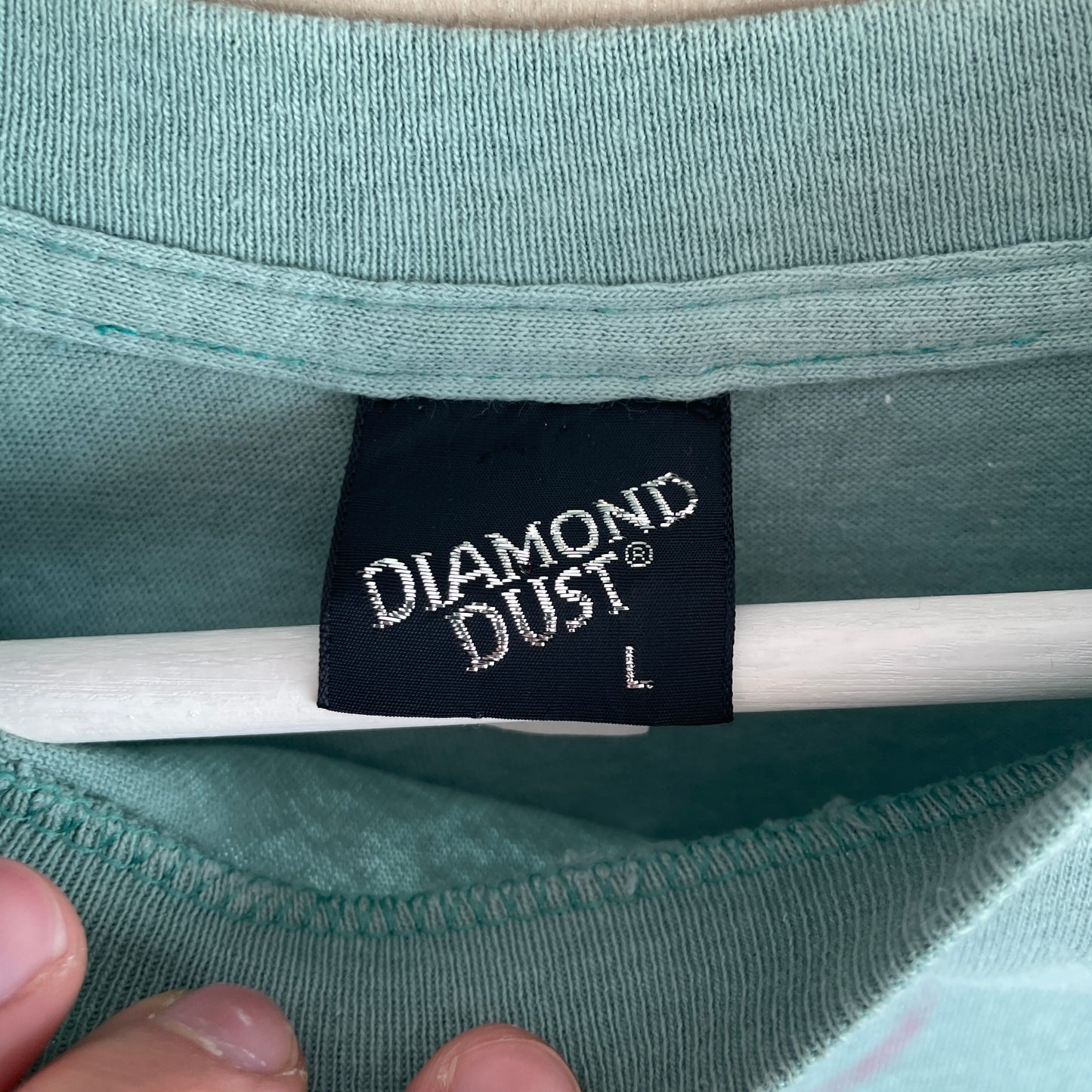 Turkis Vintage Diamond Dust T-Shirt Med Statement Frontprint