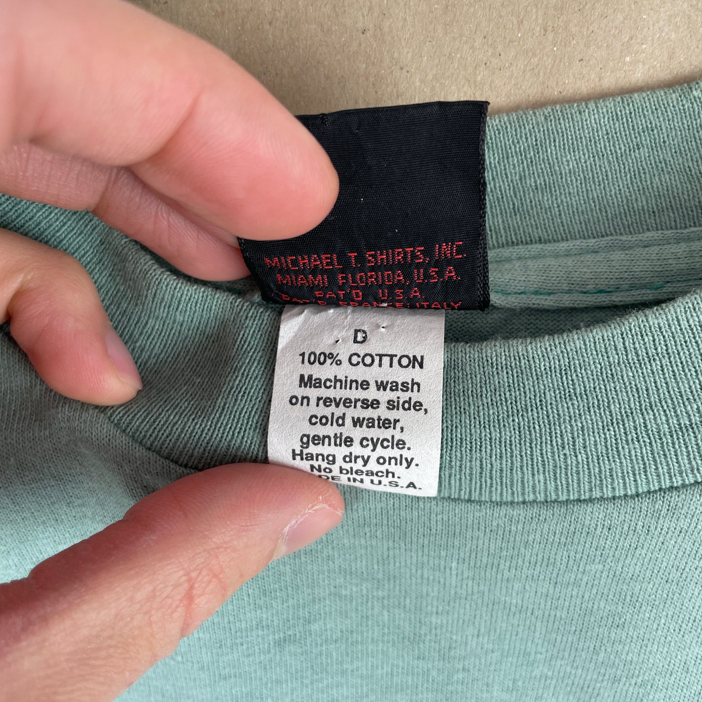 Turkis Vintage Diamond Dust T-Shirt Med Statement Frontprint