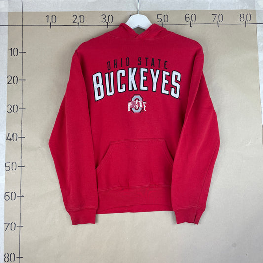 Rød Vintage Ohio State Buckeyes Hoodie