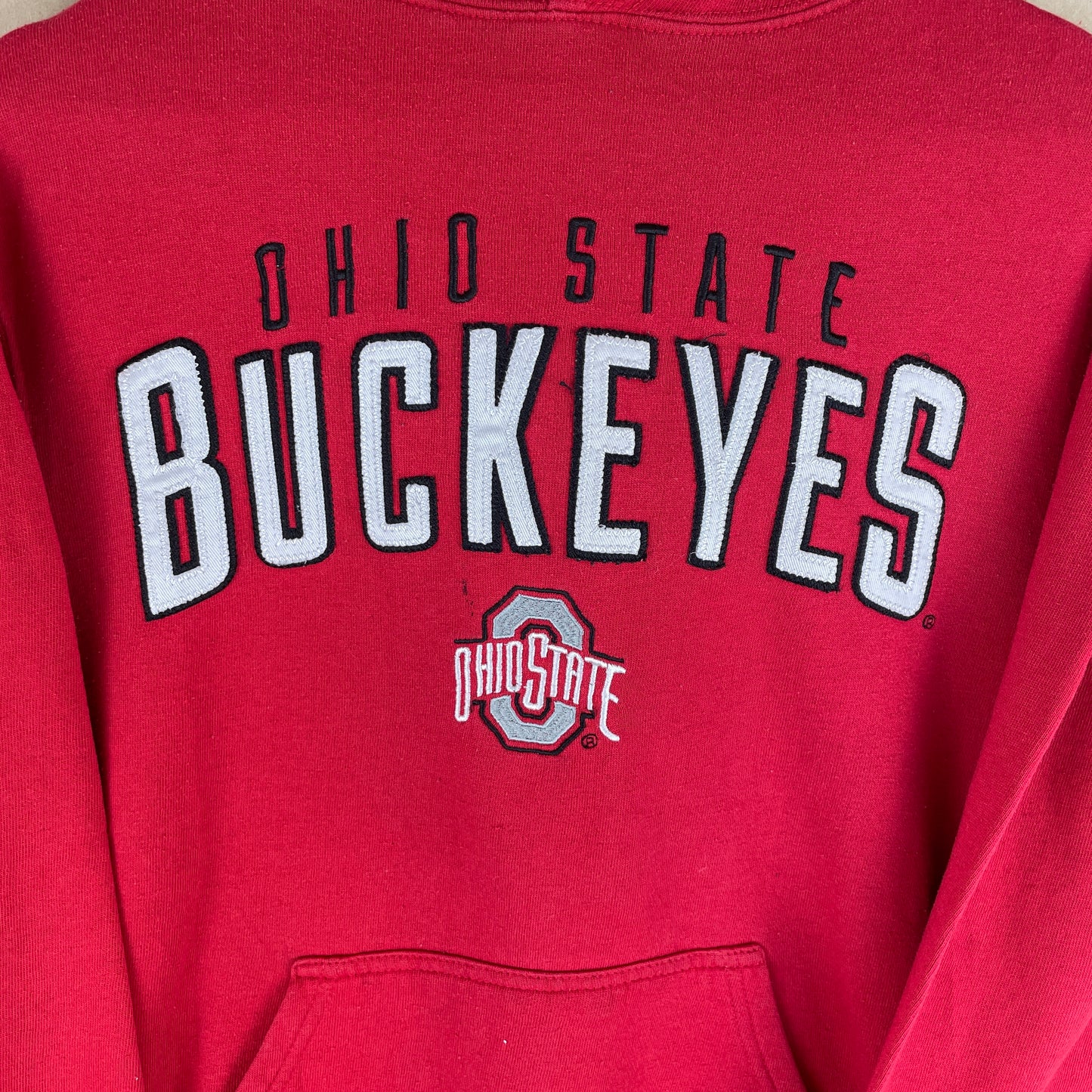 Rød Vintage Ohio State Buckeyes Hoodie
