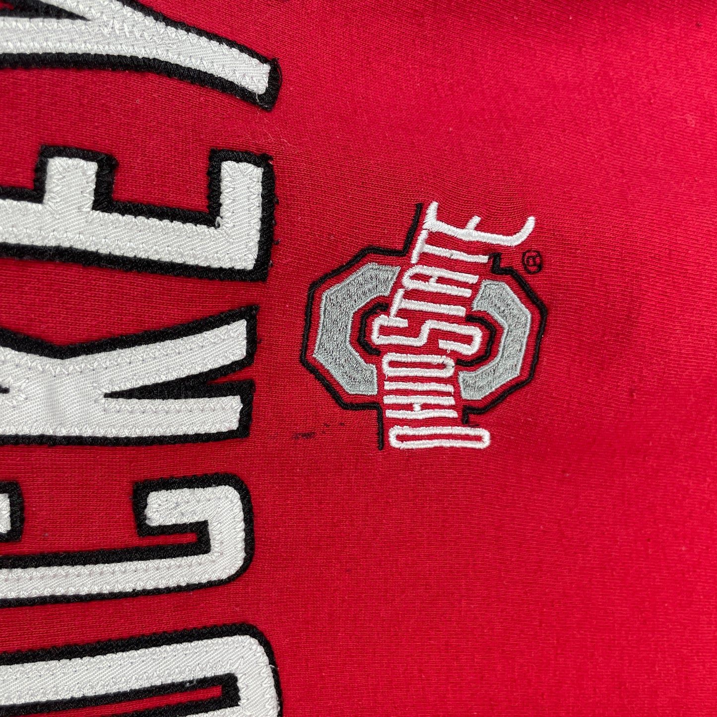 Rød Vintage Ohio State Buckeyes Hoodie