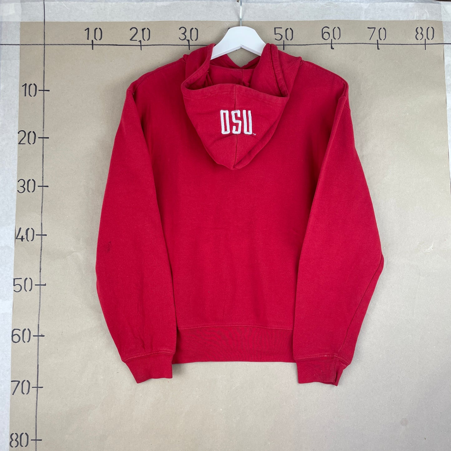 Rød Vintage Ohio State Buckeyes Hoodie