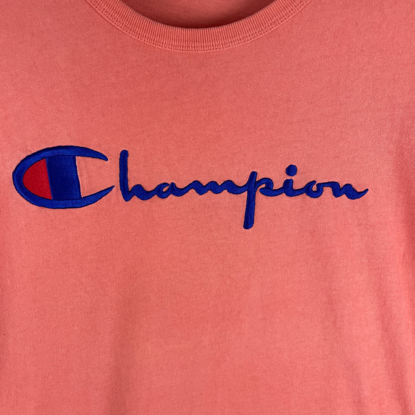 Laksefarvet Vintage Champion T-Shirt