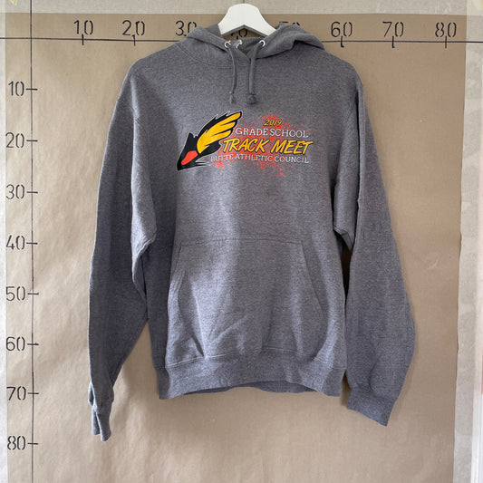 Grå Vintage Hoodie