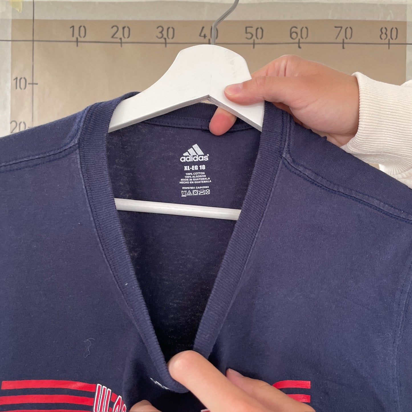 Blå Adidas T-Shirt