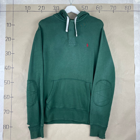 Grøn Vintage Polo Ralph Lauren Hoodie
