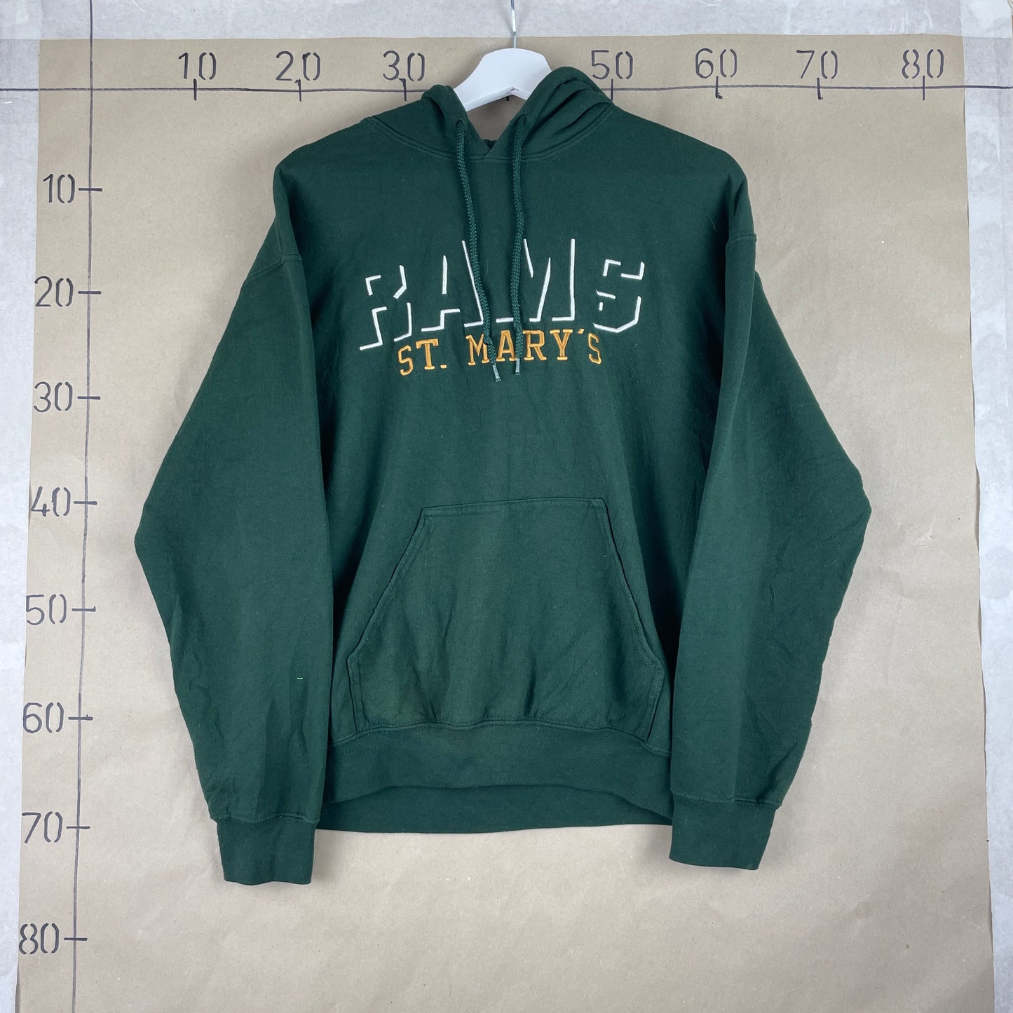Grøn Vintage St. Mary’s SMC Hoodie