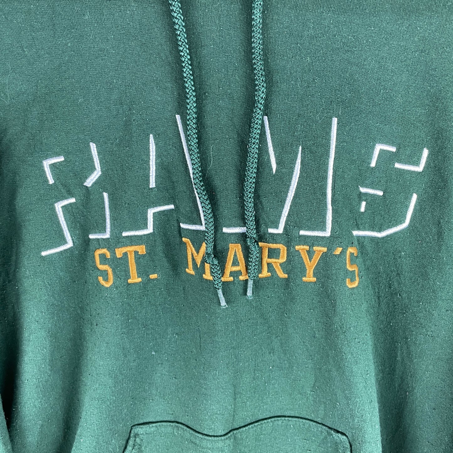 Grøn Vintage St. Mary’s SMC Hoodie