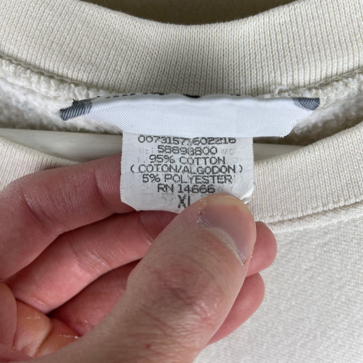 Beige Vintage 90’Er Lee Westbrook Sweatshirt