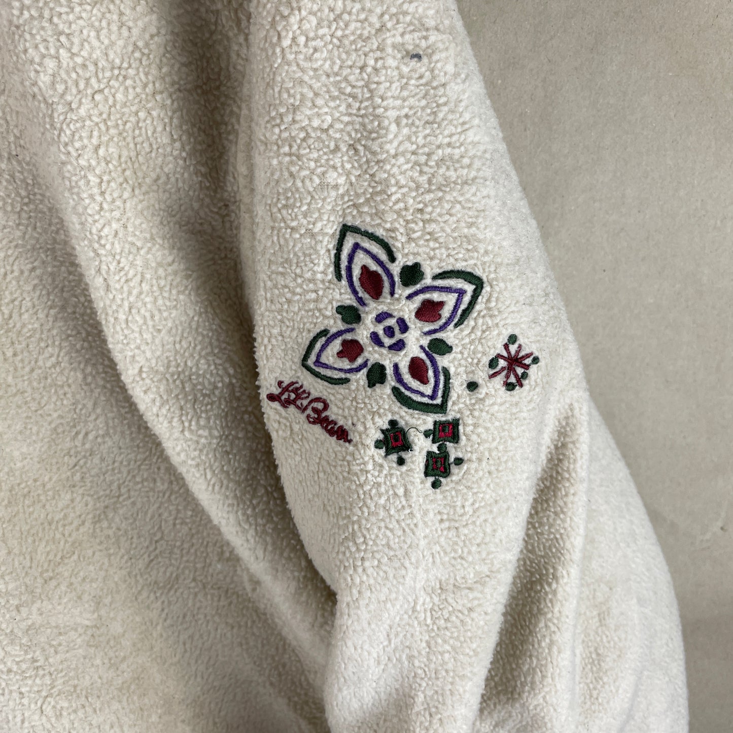Creme Vintage L.L.Bean Fleece