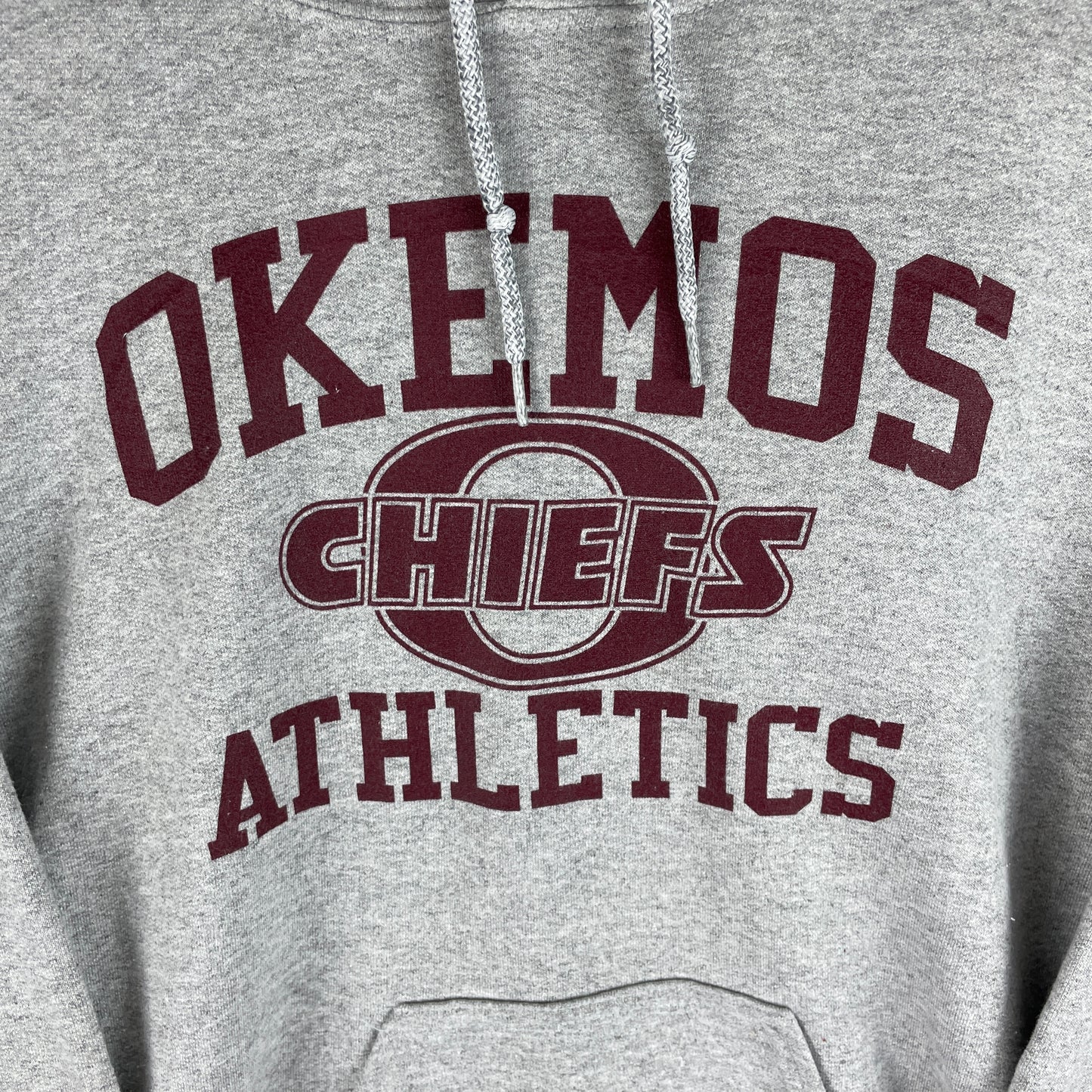 Grå Vintage Okemos Hoodie