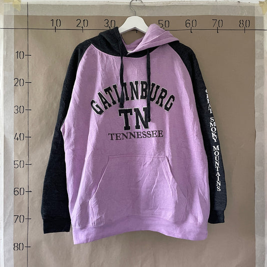 Lilla & Sort Vintage Hoodie