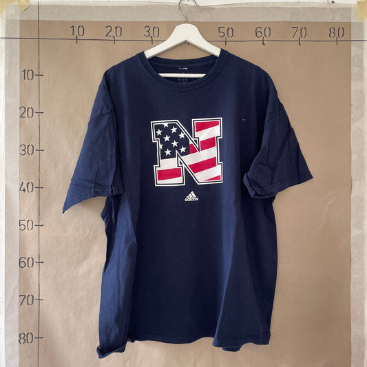 Mørkeblå Adidas T-Shirt