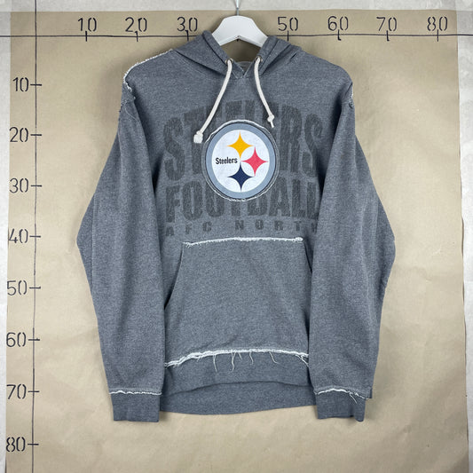 Grå Vintage Steelers Hoodie
