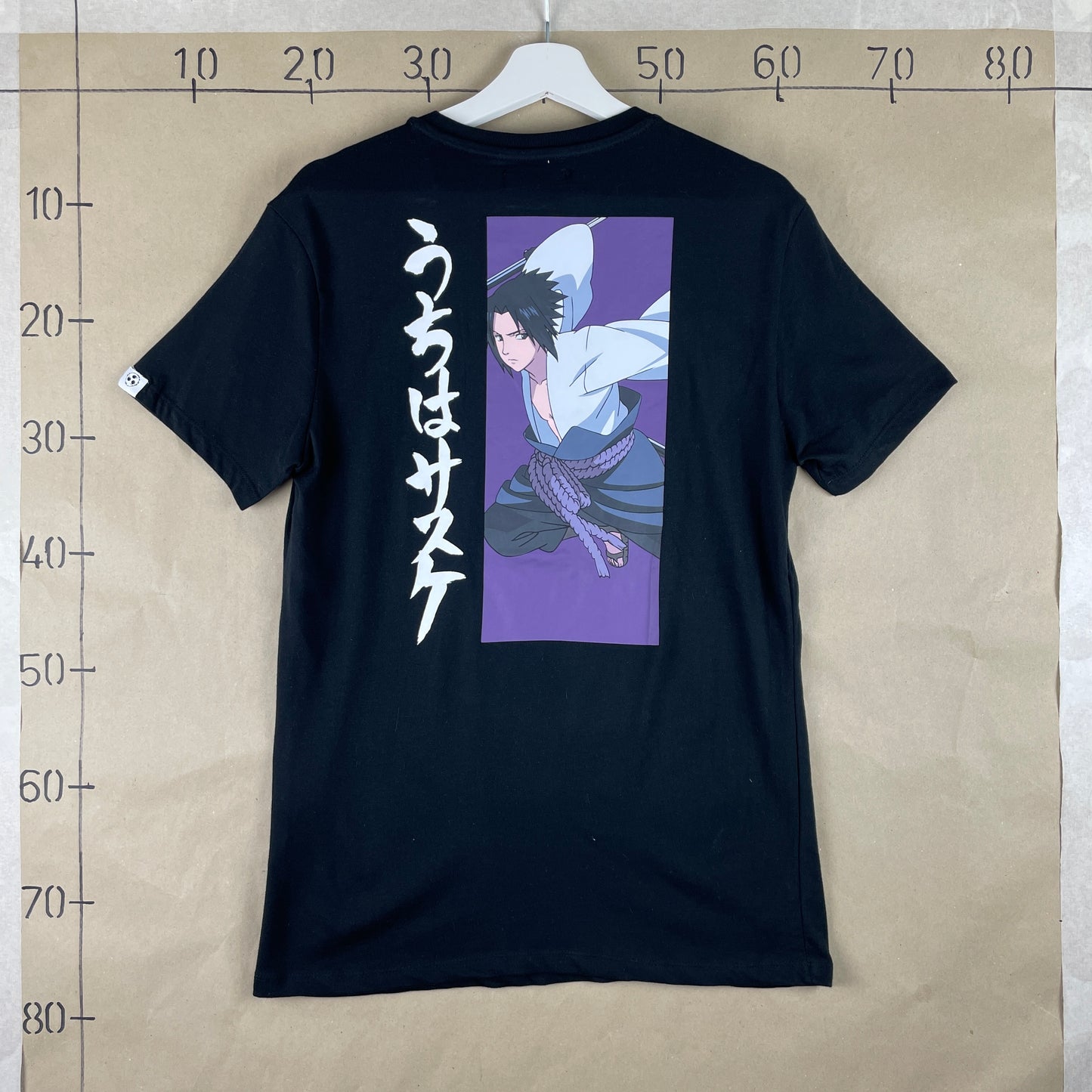Sort Bershka Naruto Shippuden T-Shirt