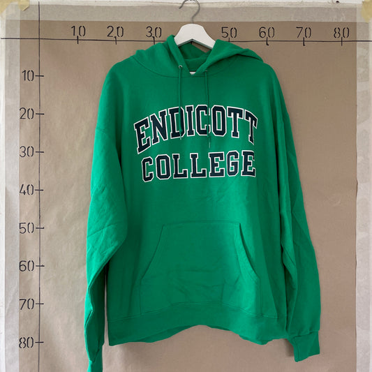 Grøn Vintage "College" Hoodie