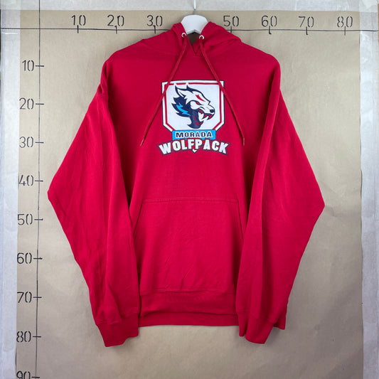 Rød Vintage Morada Wolfpack Hoodie