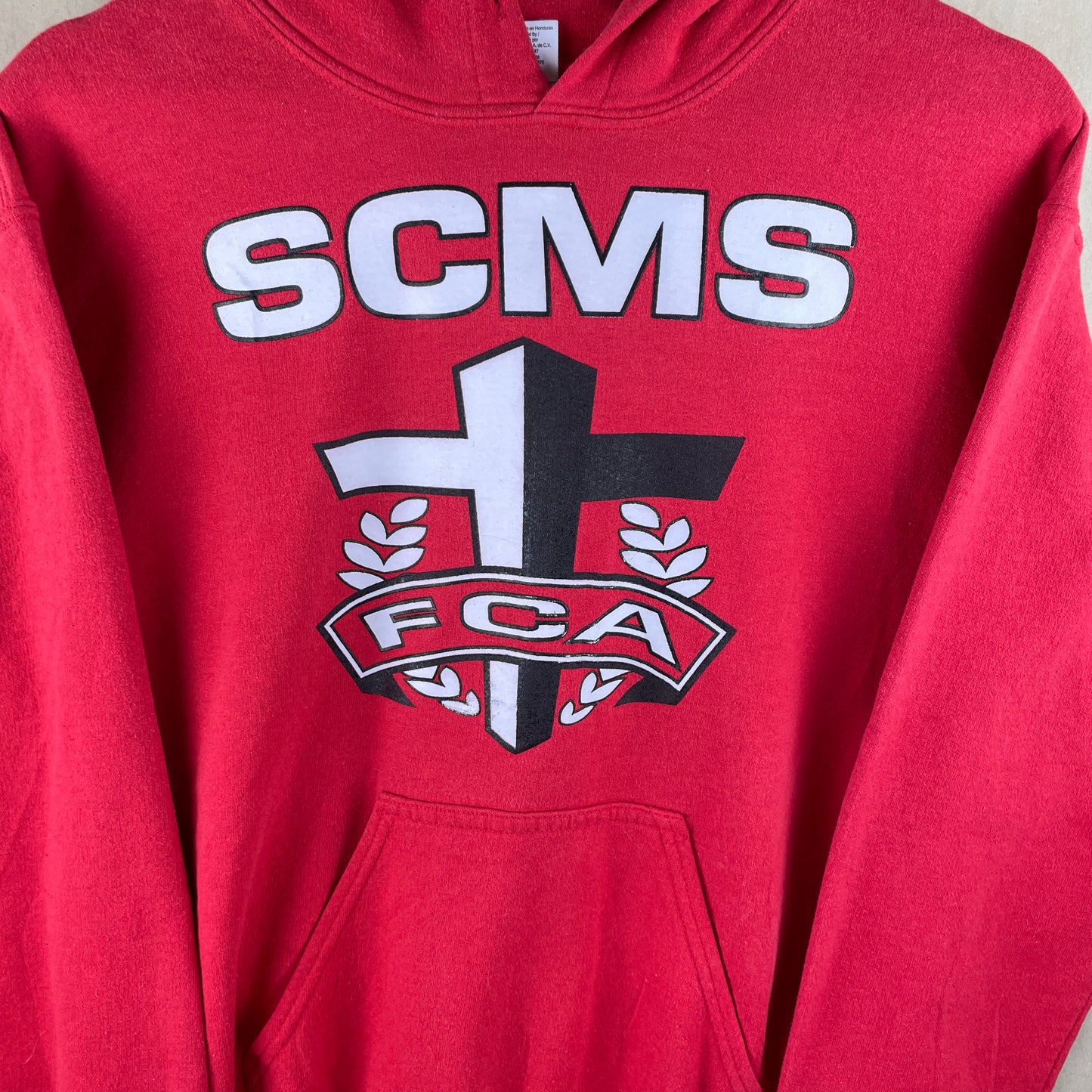 Rød Vintage SCMS FCA Hoodie