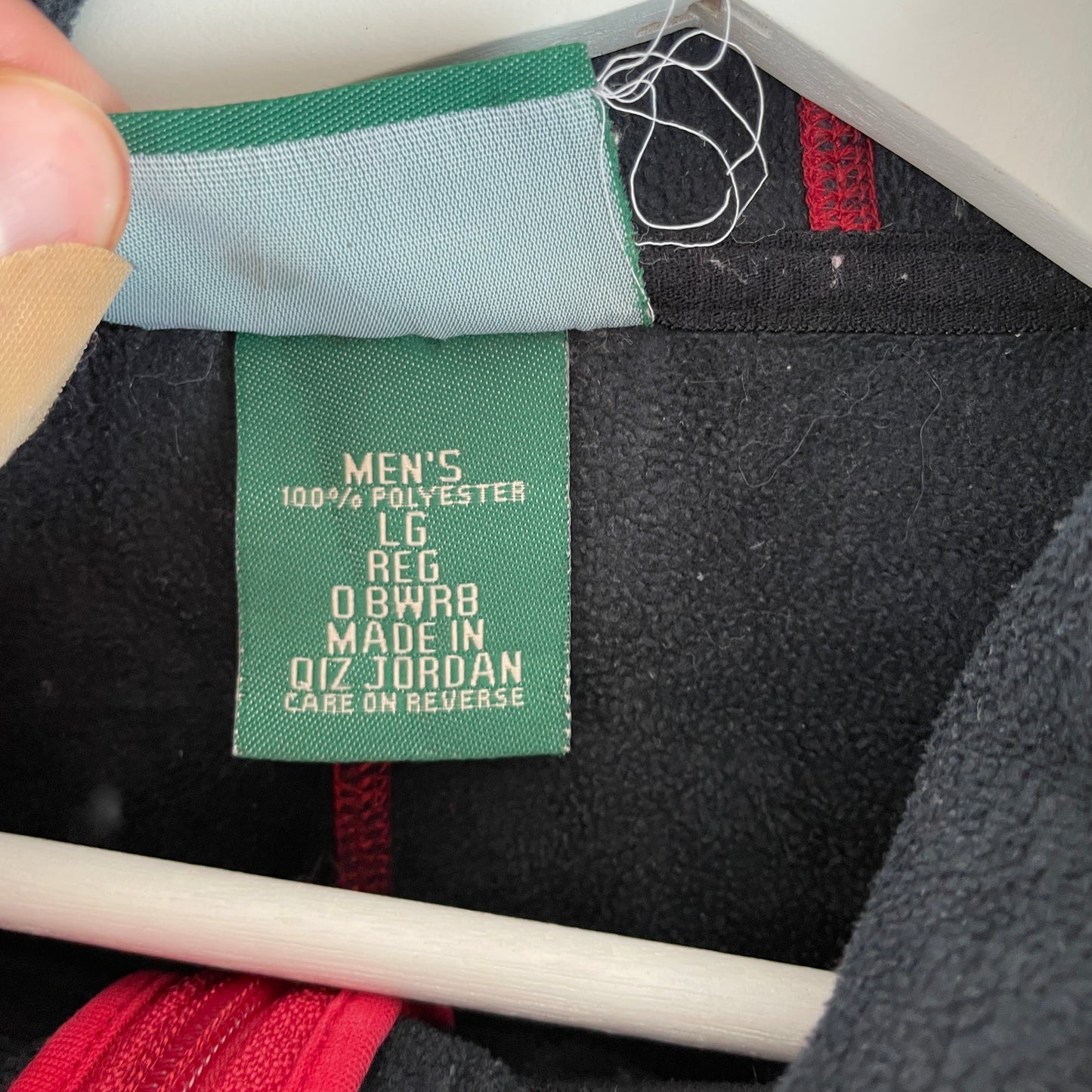 Rød Vintage L.L.Bean Fleece Hoodie