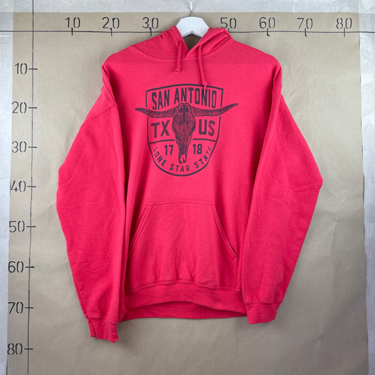 Rød Vintage San Antonio Hoodie