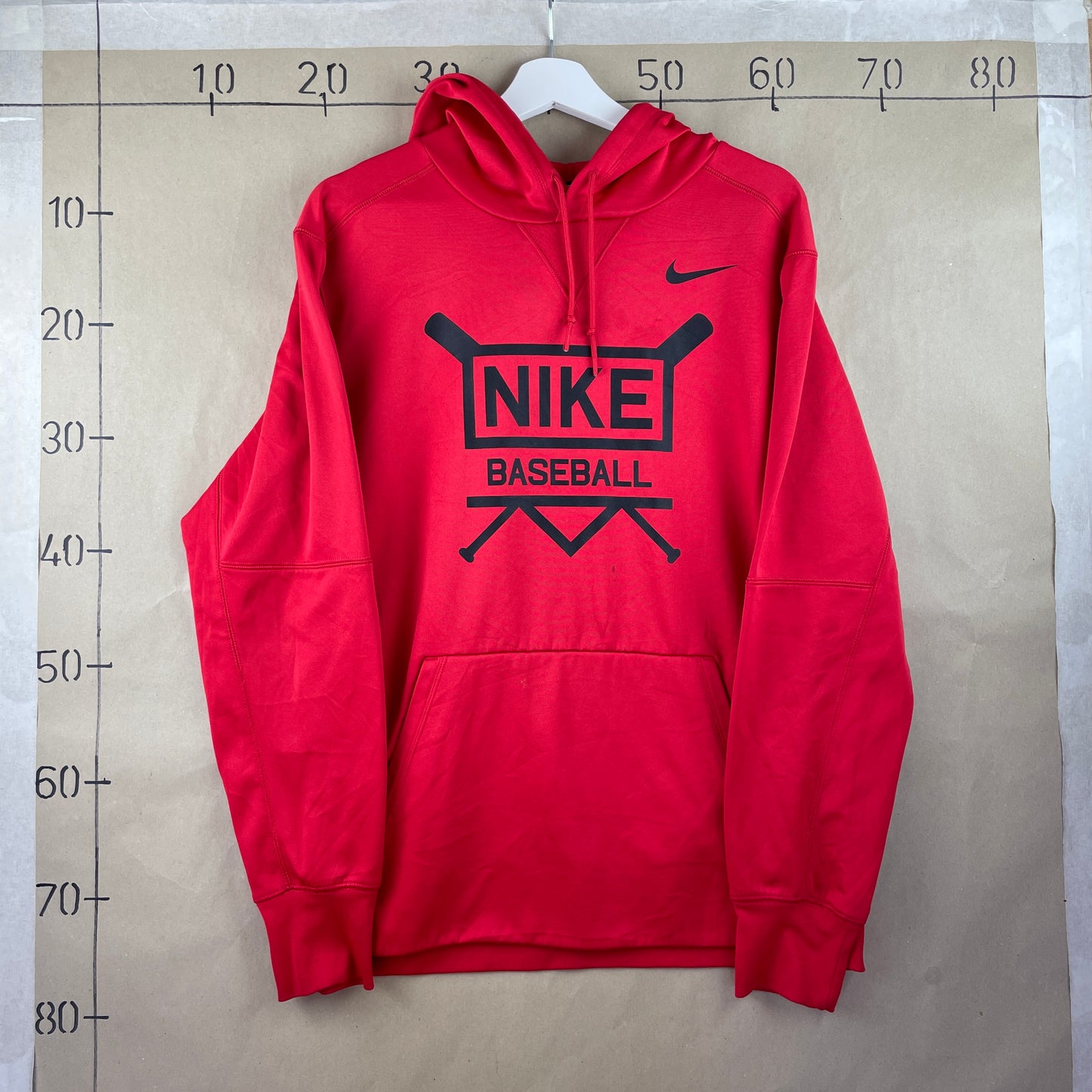 Rød Nike Baseball Hoodie