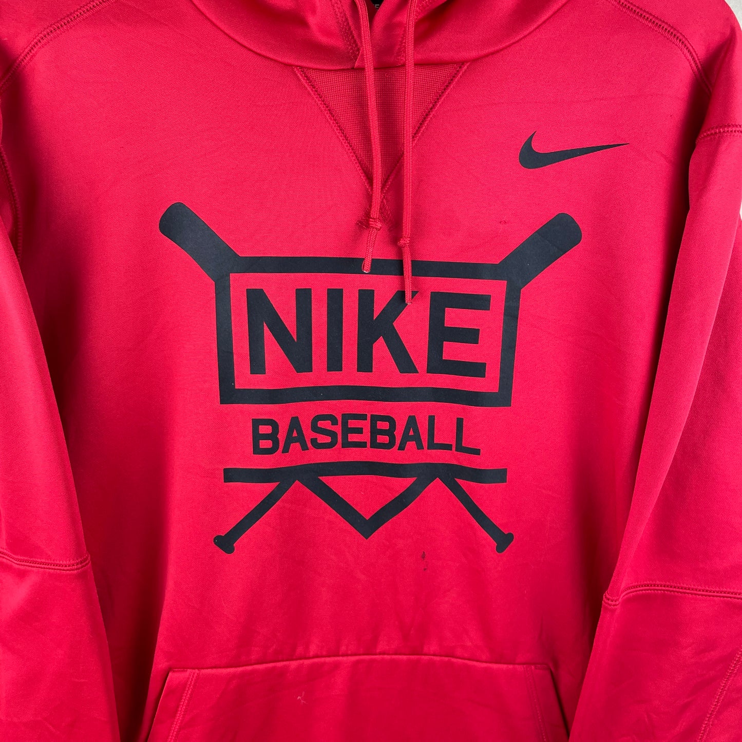 Rød Nike Baseball Hoodie