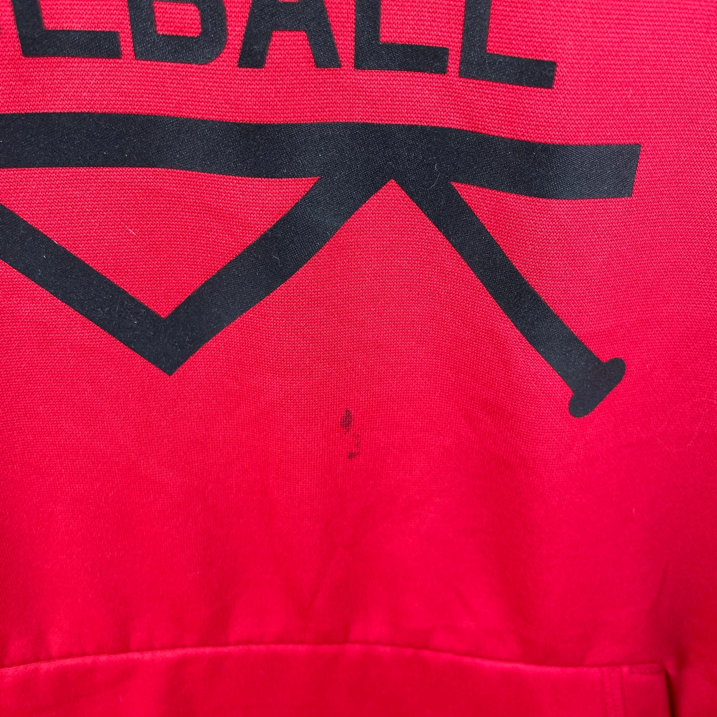 Rød Nike Baseball Hoodie