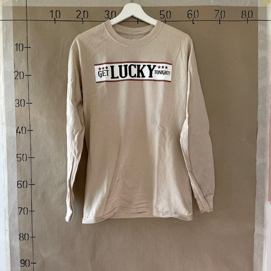 Beige Langærmet Adidas T-Shirt