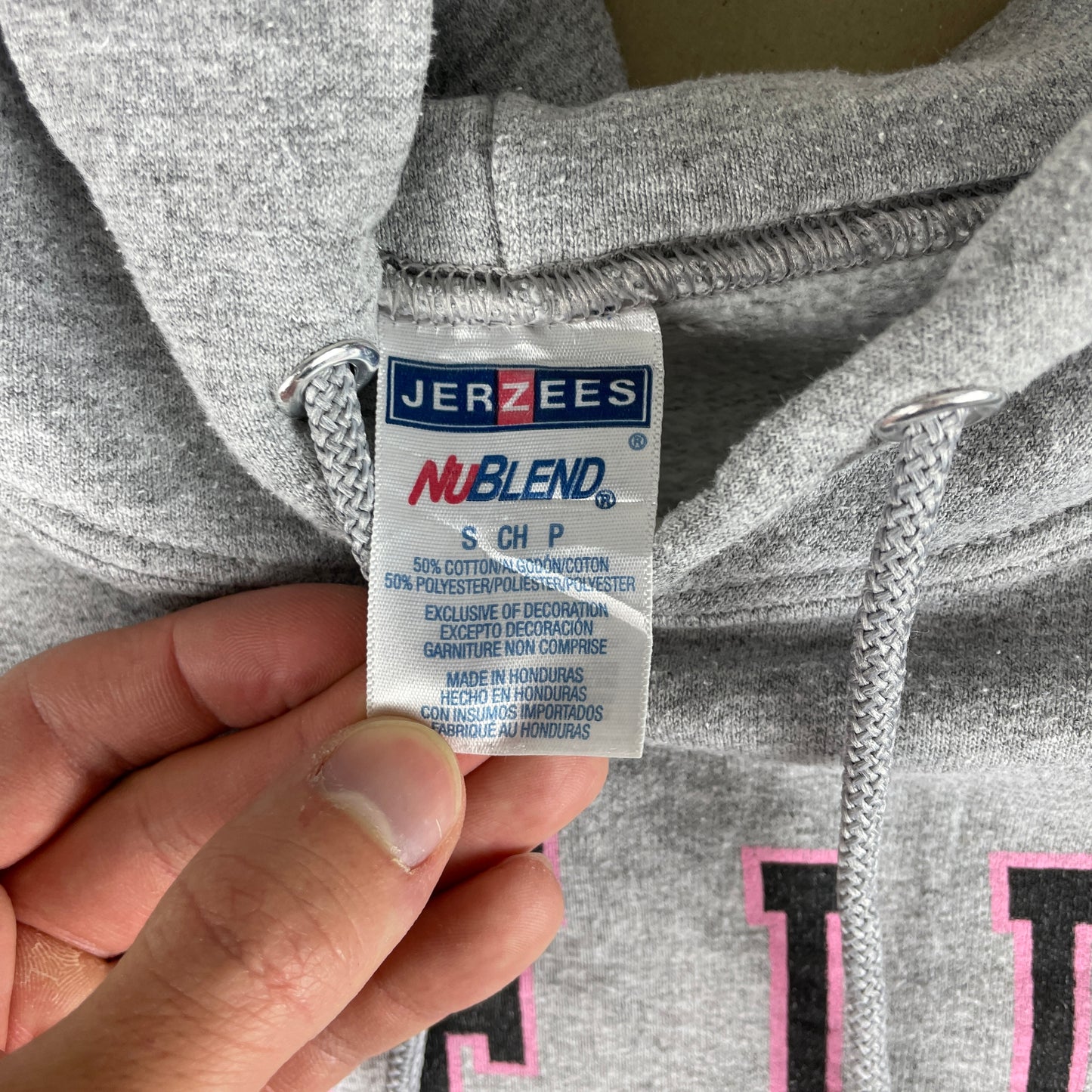 Grå Vintage Lake Lure Hoodie