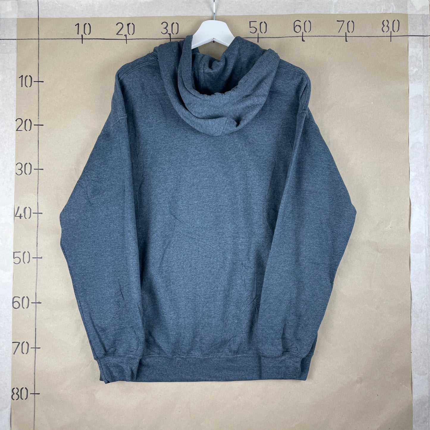 Grå Vintage Giving One Million Paid Hoodie