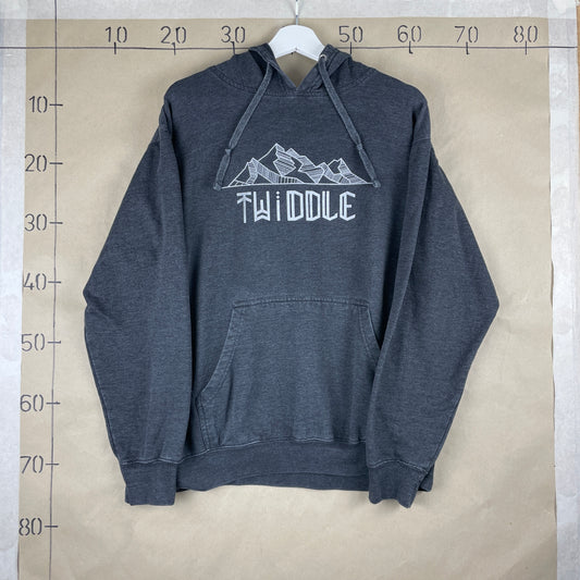Grå Vintage Twiddle Hoodie
