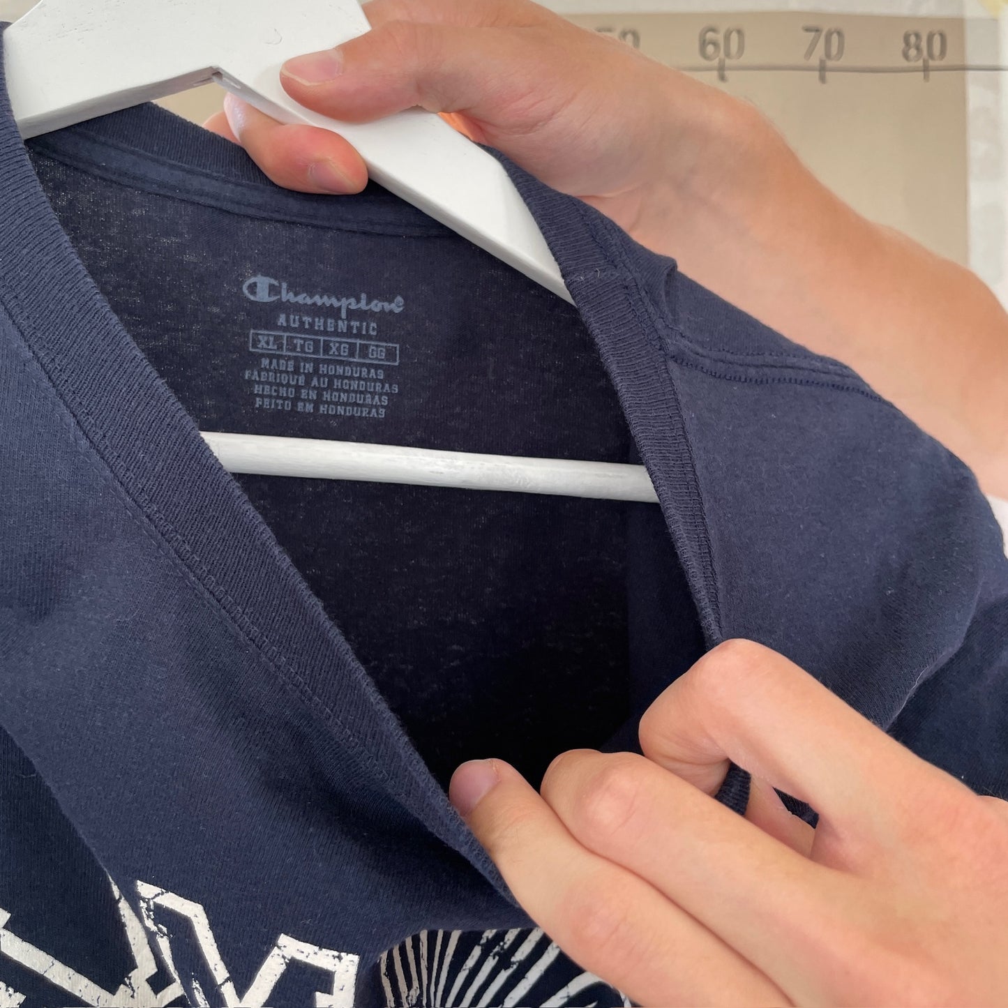 Mørkeblå Champion T-Shirt
